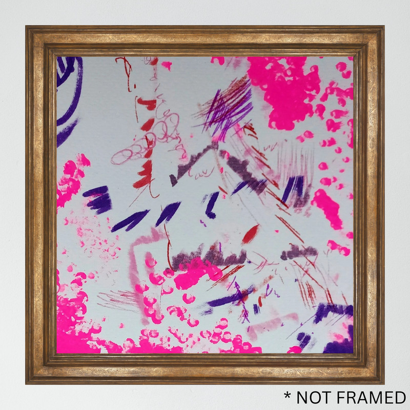 "Confetti 21" Tristan Reasor Original Abstract Painting Acrylic 6x6