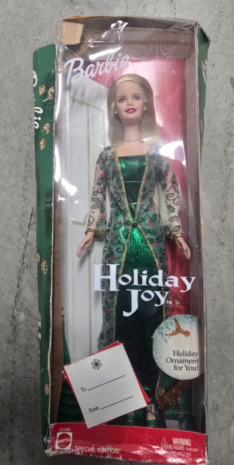 Holiday Joy Barbie Doll  2003 Model 56286 Mattel Special Edi