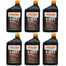 Driven Racing Oil HR1 15W-50 Conventional Hot Rod Motor Oil 1 Quart Pack of 6