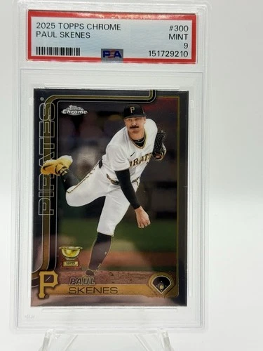 2025 Topps Chrome - Paul Skenes #300 PSA 9