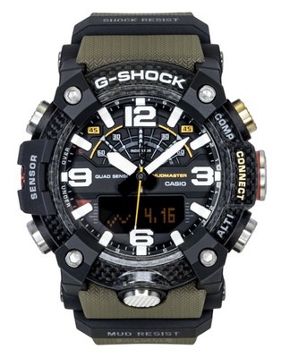 Casio G-Shock Bio-Based Resin Strap Black Dial Quartz GG-B100X-1A3 Men's Watch
