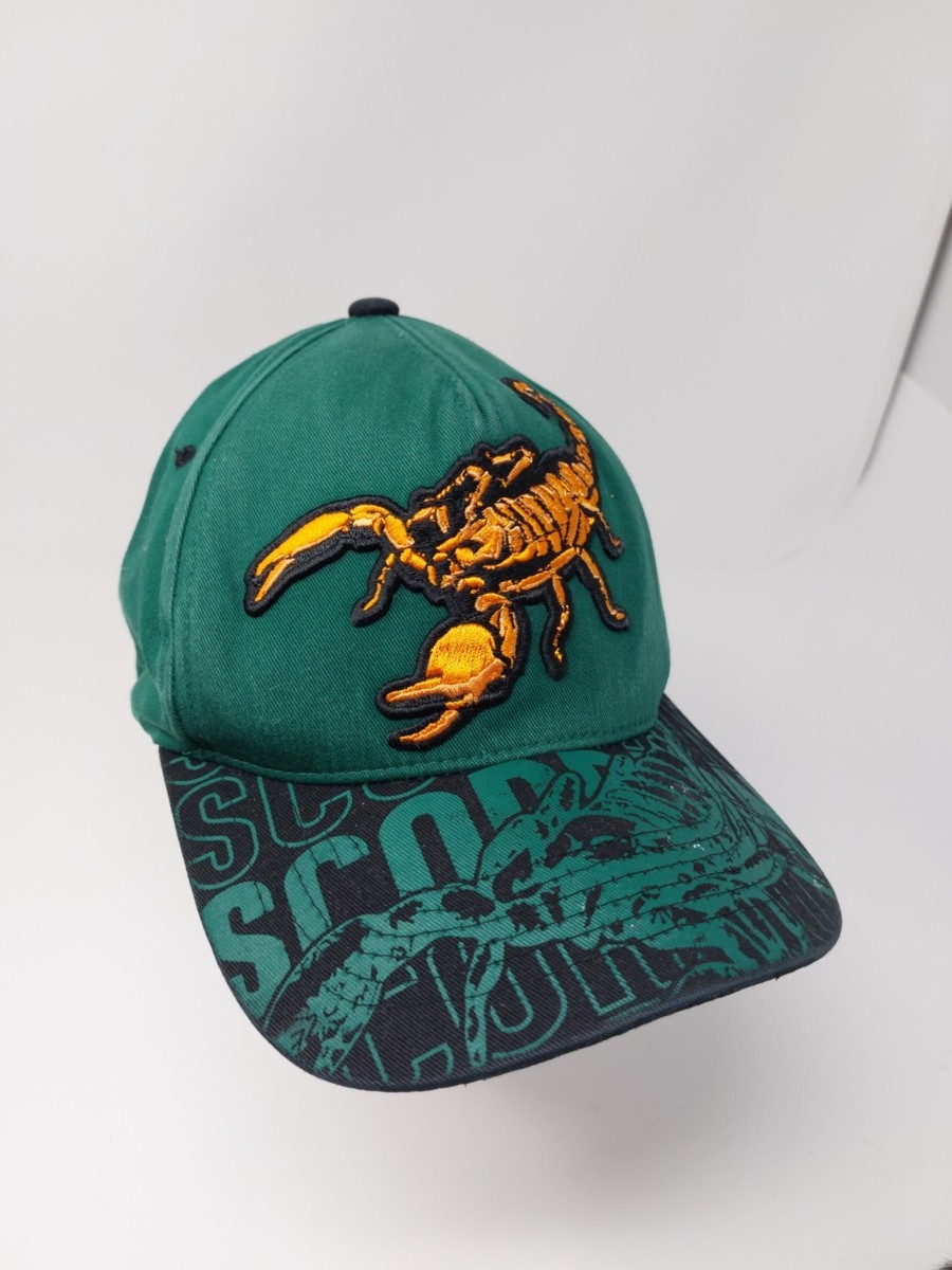 Scorpion Embroidered Logo Snapback Hat Adjustable Top Level Cap View 3