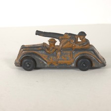 Barclay / Manoil Army Armoured Cannon Car   WWII   1930s