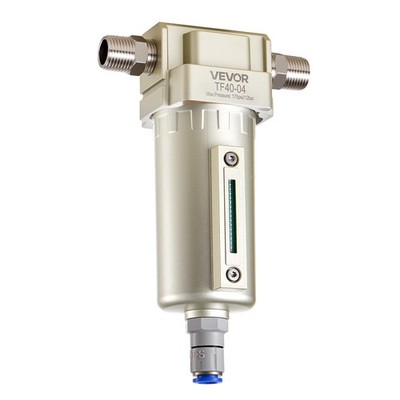 VEVOR Air Compressor Filter 1/2'' NPT Air Dryer with 5μm Brass Filter Element