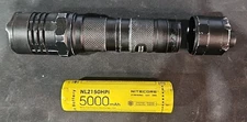 Nitecore P20iX 4000 Lumens Rechargeable Tactical Flashlight with Battery - READ
