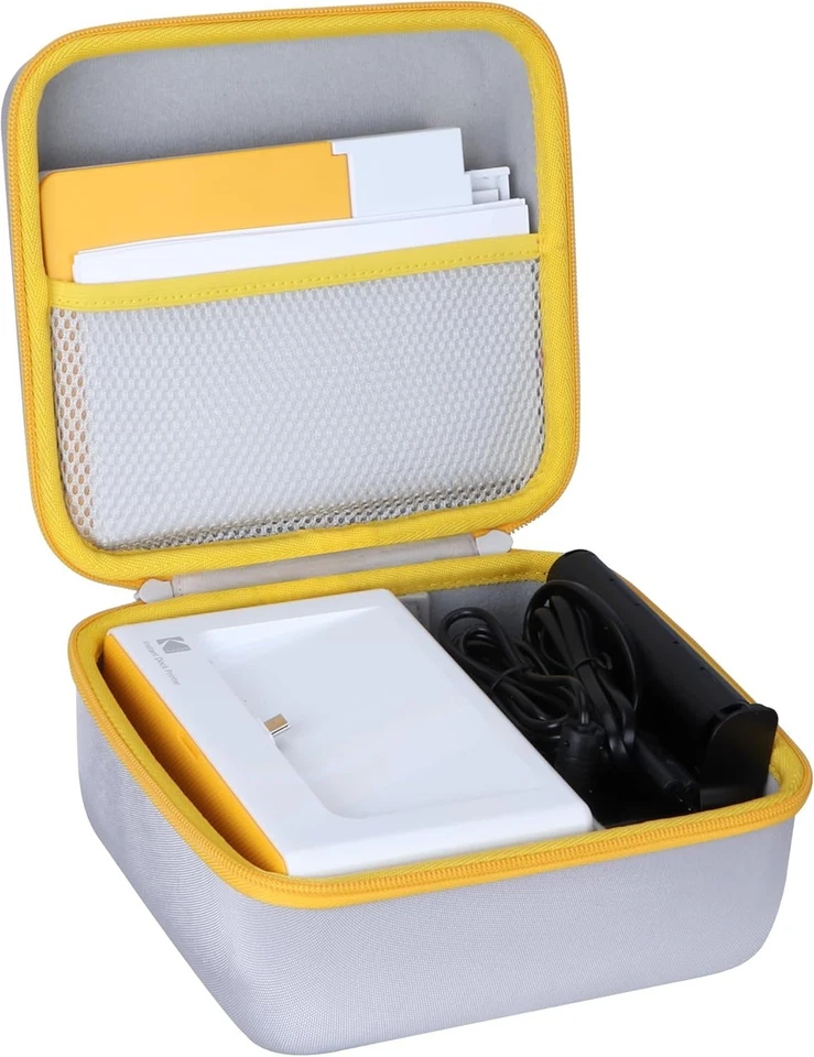 Stylish Off White Hard Case for Kodak Dock Plus 4x6 Printers - Travel Ready - Image 3 of 4