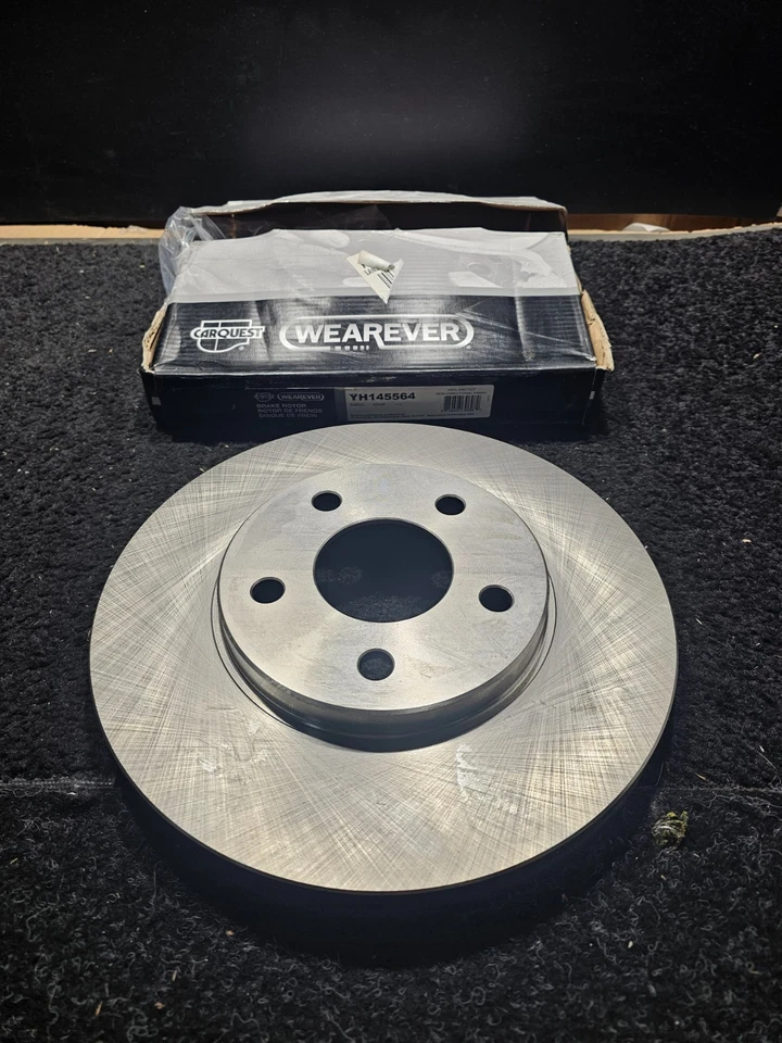 (CANTIDAD 2) Rotor de freno de disco ventilado delantero para Chevrolet Malibu 2004-2008 YH145564 Foto 2 de 4