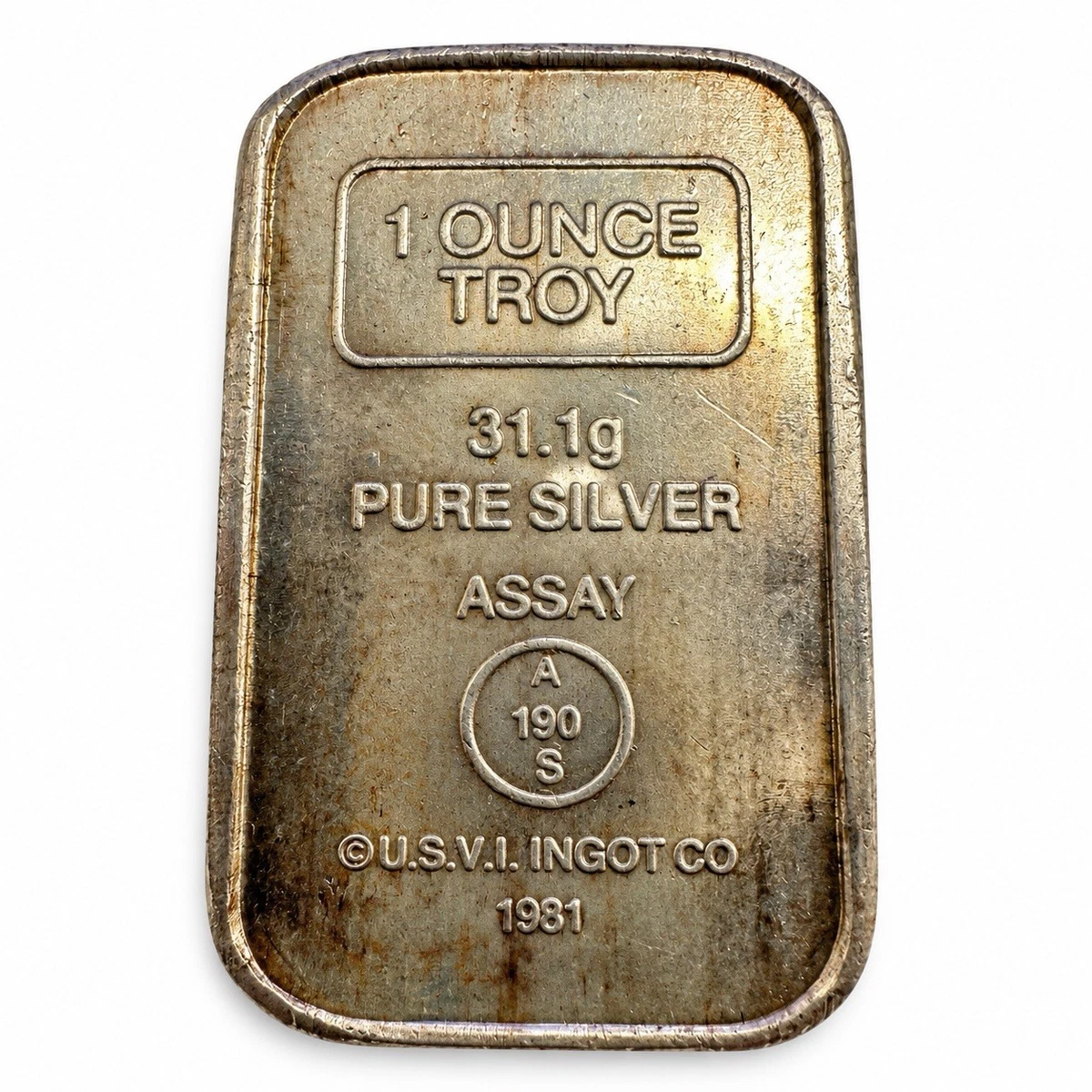 Silver Bullion 1 oz Precious Metal Content per Unit 1981 for sale