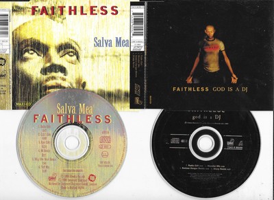 2 x FAITHLESS - salva mea + god is a dj - CD s