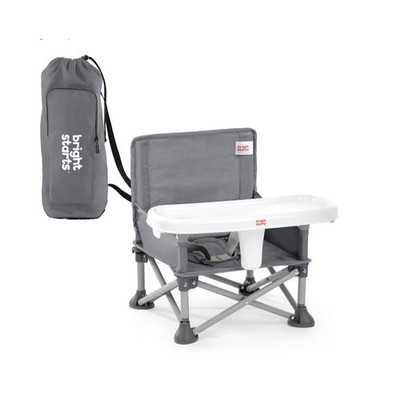 Bright Starts Pop 'N Sit Portable Booster, Indoor/Outdoor Use, Floor Seat with