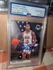 2019-20 Mosaic Magic Johnson PSA/DNA Authentic Auto Signed Lakers Dream Team HOF