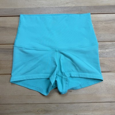 Lululemon Align Shorts Womens Size Small Mint Green High Rise Yoga Biker Shorts