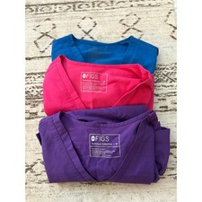 FIGS Casma Three-Pocket Scrub Tops Size Medium
