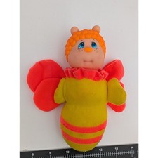 Soma Glow Friend Bumblebee Yellow Red Vintage 1991 Light Up Face Plush Toy