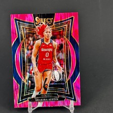 2025 Panini Select WNBA #5 Shakira Austin Pink Flash Prizms