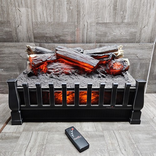 Duraflame DFI021ARU Electric Fireplace Insert Black 1400W Ventless With Remote