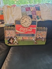 *Vintage* 1991 Coca-Cola Classic / Baseball Scoreboard Wall Clock by Burwood USA