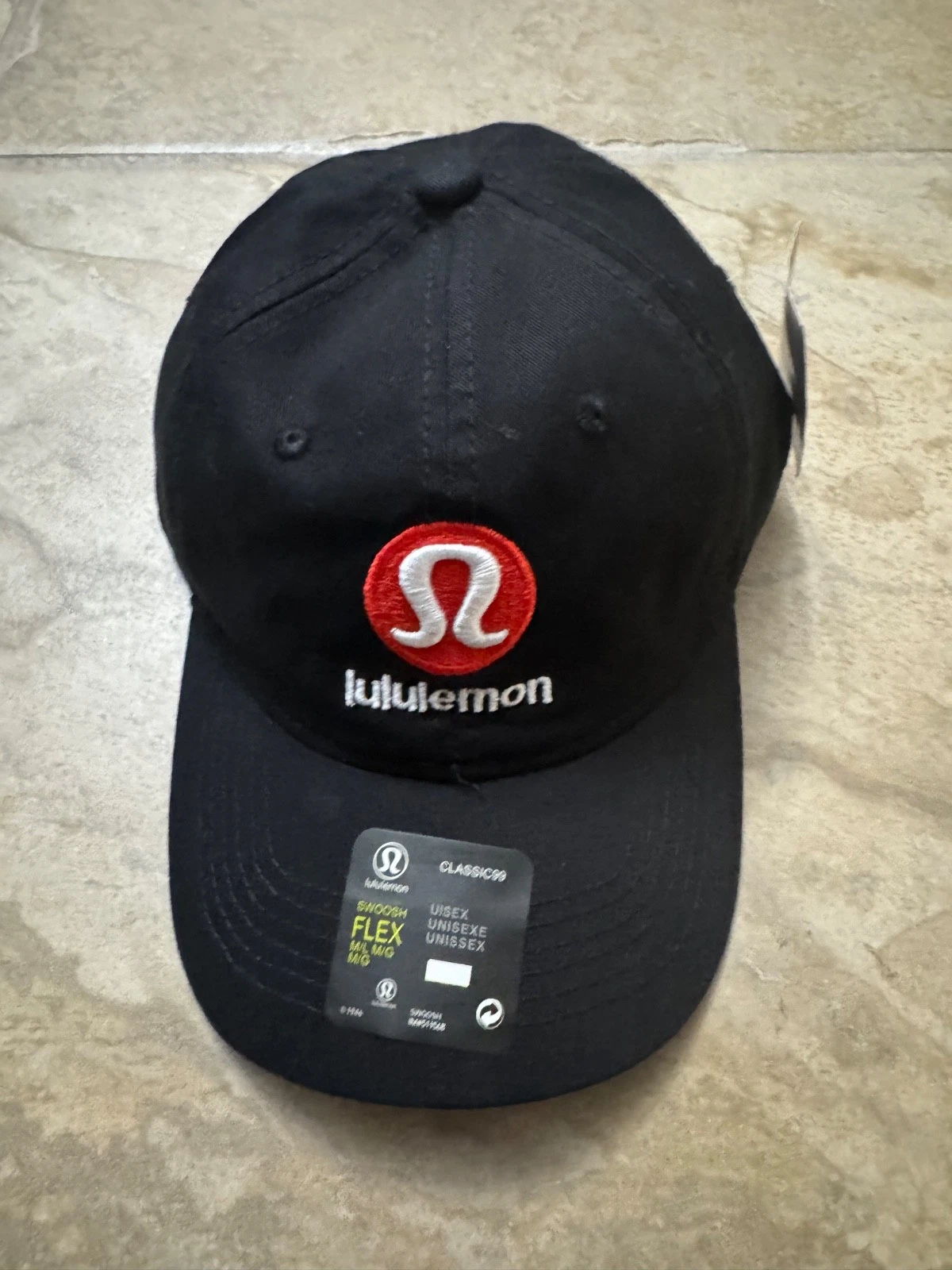 LULULEMON SWOOSH FLEX CLASSIC ADJUSTABLE BASEBALL HAT WOMENS SIZE M