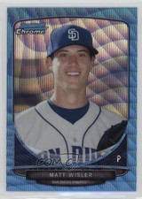 2013 Bowman Chrome Wrapper Redemption Blue Wave Refractor Matt Wisler 9h0