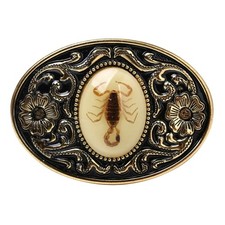 Scorpion Vintage Style Cowboy Antique Scorpion Belt Buckle Glow in dark