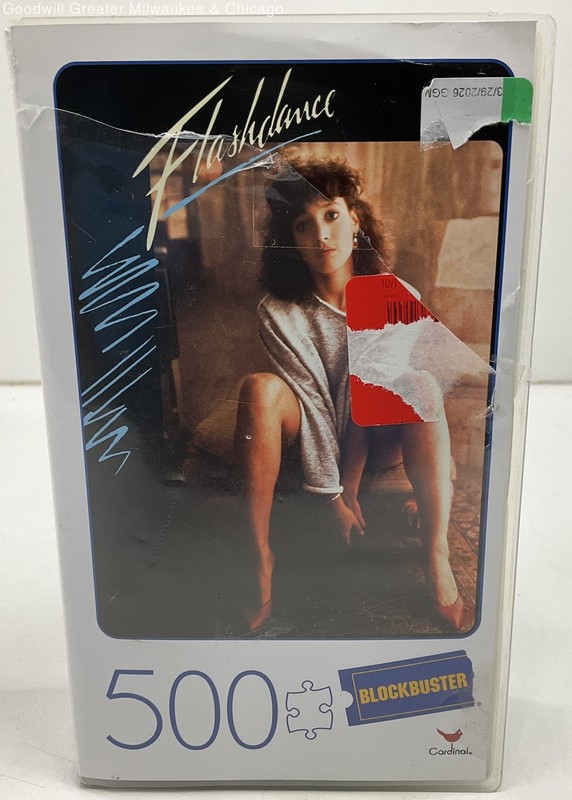Vintage Flashdance Blockbuster Puzzle IOB