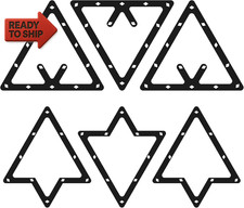 6-Pack Pool Ball Rack Set Magic Rack Sheet Billiards Ball Holder -Triangle Rack