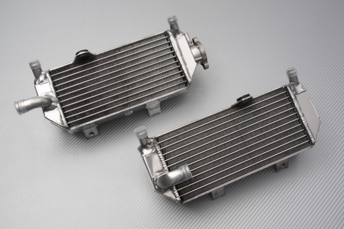 Radiateurs d'eau alu renforcé CRF250R 2010-2013 : évitez la surchauffe moteur en motocross