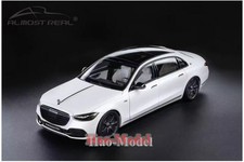 AR 1/18 Maybach S-Class Benz S680 Night 2023 Alloy Diecast Model Car Display Toy