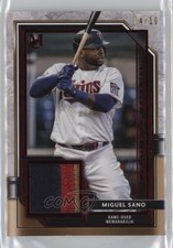 2021 Museum Collection Meaningful Material Relics Ruby 4/10 Miguel Sano 1f1i