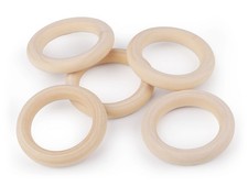 Holzring Ringe natur ø 58 mm Rohling NICHT LACKIERT basteln Dekoration Holz