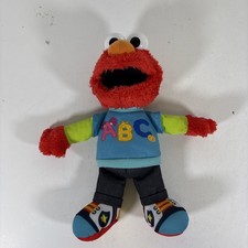 Sesame Street 12" ELMO Singing ABC Plush Stuffed Talking Learning Toy Doll Works