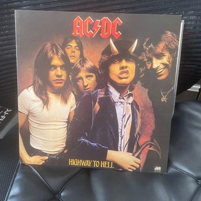 AC/DC Highway To Hell Vinyl Record with Japanese Liner Notes, Classic Rock
