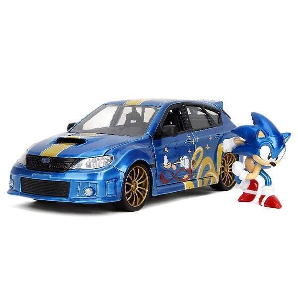 ソニック・ザ・ヘッジホッグ ミニカー　スバル インプレッサ WRX STI Amazon.com: Sonic The Hedgehog 1:24 2012 Subaru Impreza WRX