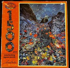 CEACO Vintage Puzzle 1991 THE INTRUDER Leonard Bencken 1500 Piece Fish Reef