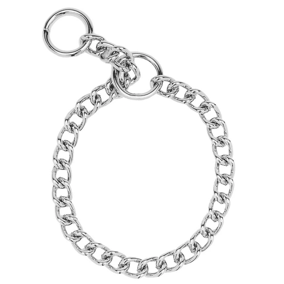 Herm Sprenger 22 Inch Chrome Plated Steel Dog Chain Collar For Training