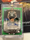 Topps 2025-26 Chrome Coen Carr Autograph Green Shimmer Parallel /99  CPA-CC