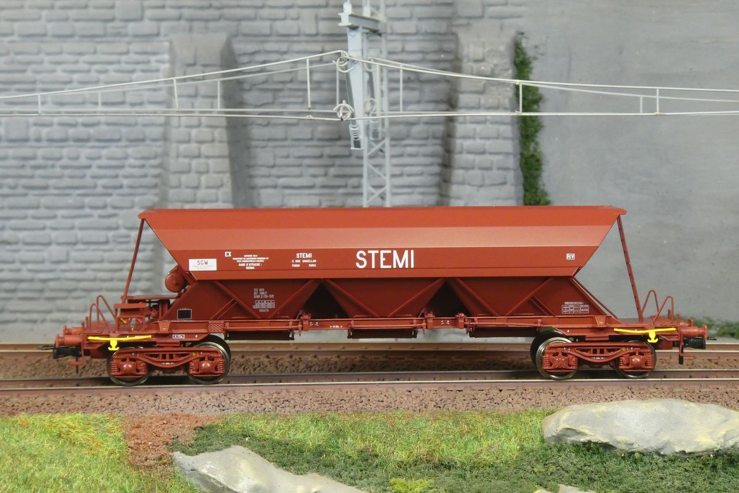 Wagon trémie EX Type 1 REE Modeles pour collectionneur HO - 2