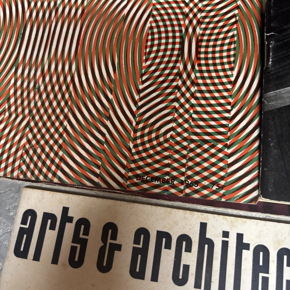 Lot Of 7 1960s Arts & Architecture Magazine 1964 1965 * Duplicates* - Image 4 of 4
