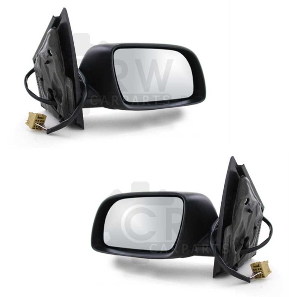 AußEnspiegel Set Schwarz FüR VW Polo 02 9N 10/01-04/05 AsphäRisch Beheizbar-image