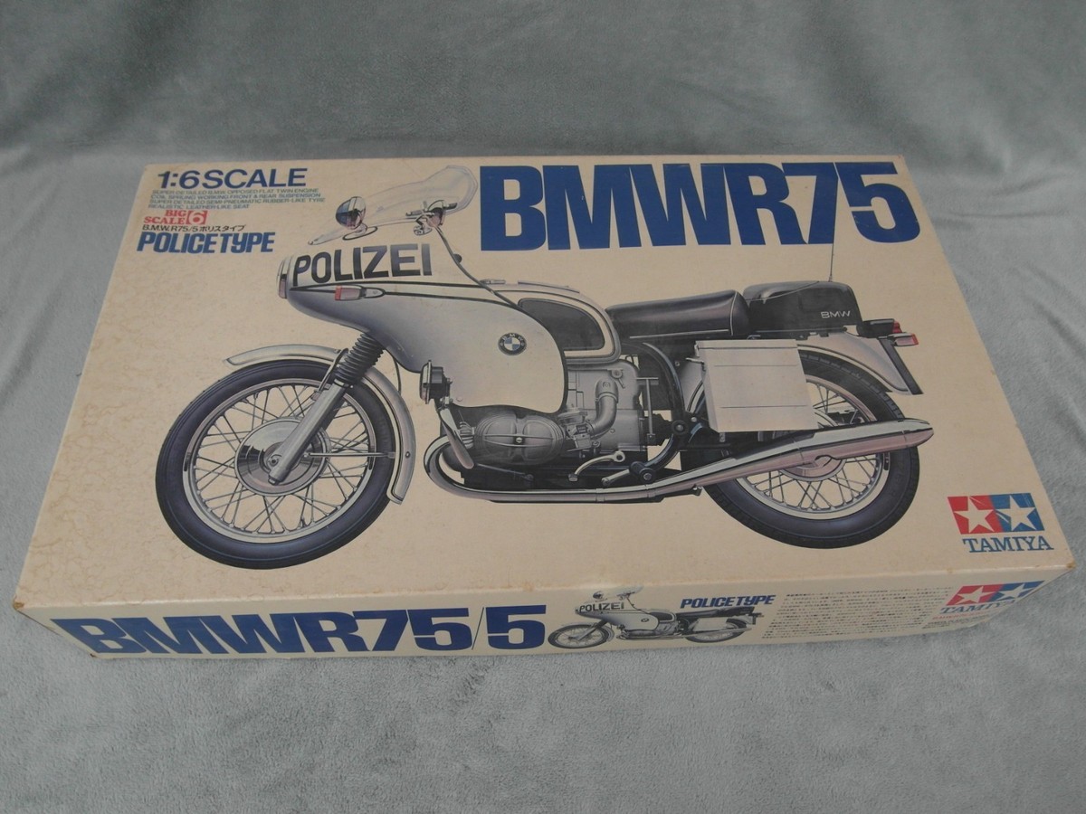 TAMIYA 1:6  R75 ポリスバイク TAMIYA BMW R75 POLICE TYPE Motorcycle 1/6 Scale Model | eBay