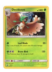 Decidueye SM55 Black Star Promo Cosmos Holo