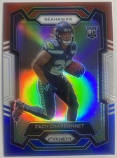 Zach Charbonnet RC 2023 Panini Prizm Red White Blue PRIZM #392 Seahawks