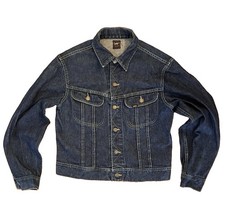 VTG Lee 101J Dark Wash Perfect Denim Jean Jac...