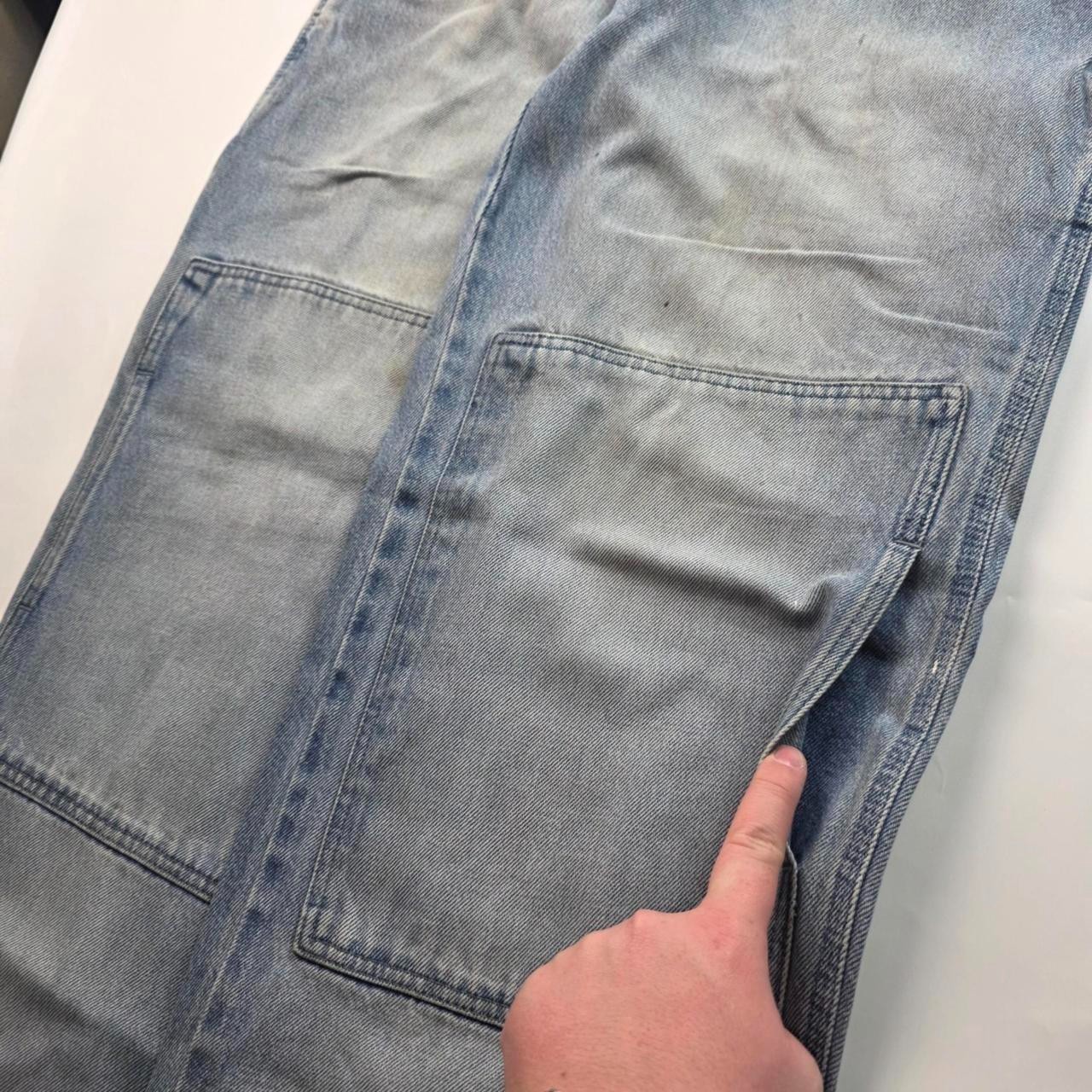 1633 Bugle Boy Y2K Baggy Jeans Blue W34 L34 Streetwear Skater Hiphop image 5