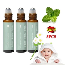 3X Mamas Teether Baby Teething Oil Roller, Natural Gentle Teething Relief Roller