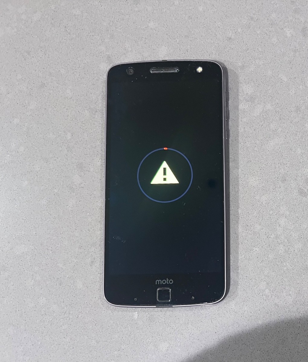 モトローラ Damaged Defective Motorola Moto Z Droid XT1650-02 Verizon