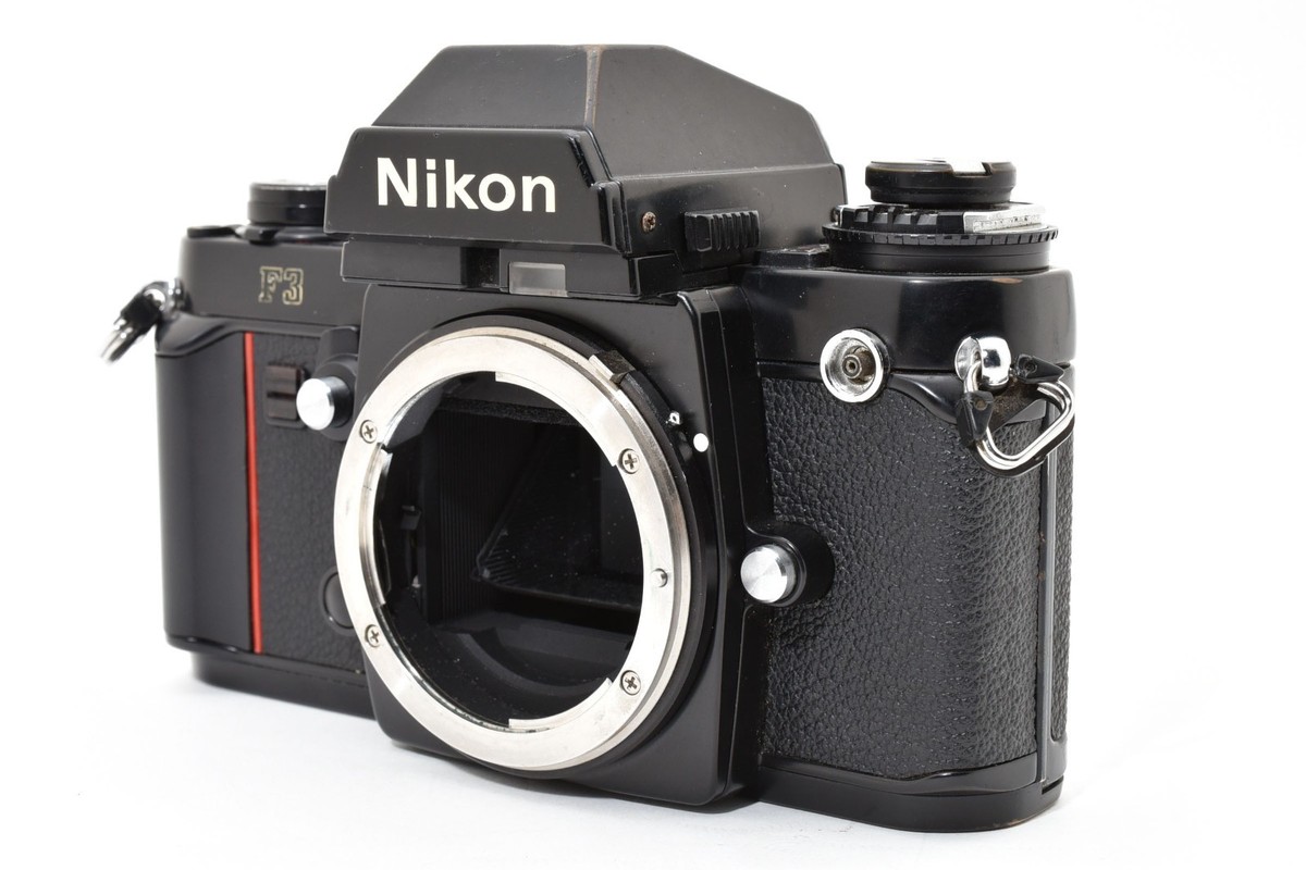 Near MINT-] Nikon F3 Eye Level Black SLR 35mm Film Camera Body