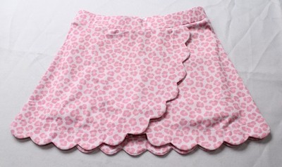 Love Millie Girls' Leopard Luxe Pull-On Athletic Skort AC2 Pink Size: 7 NWT