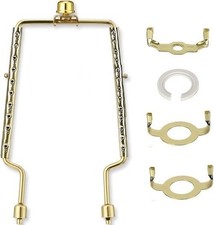 8 9 10 11 12 Inch Adjustable Lamp Shade Harp Holder Kit Color: Gold