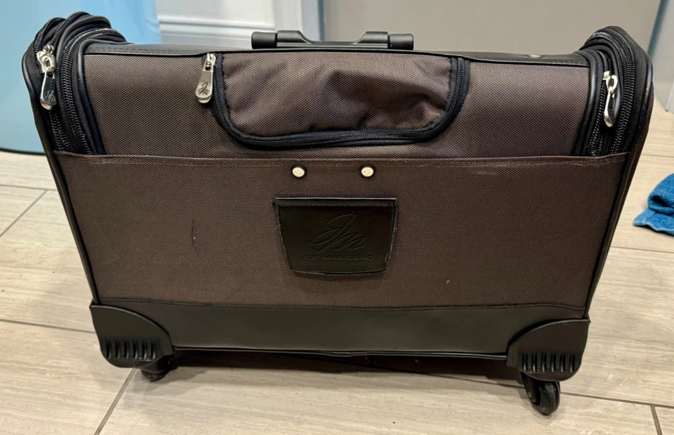 Bolsa de Transporte Joy Mangano 4 Ruedas 21 X 15 X 9 pulgadas Equipaje Diseñador Multiuso Foto 4 de 4